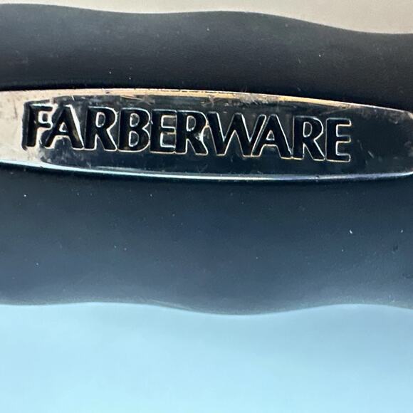 FARBERWARE Hand Strainer Fine Mesh Black‎ Molded Handle 14” - Picture 2 of 12